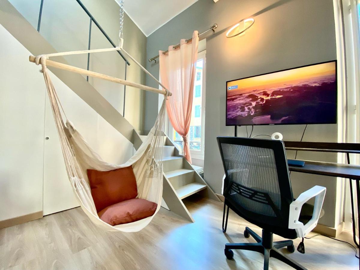 Lovely & Sunny Loft Heart Of Nice With A/C! Εξωτερικό φωτογραφία